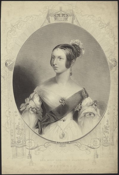 Portrait of Queen Victoria by Richard James Lane